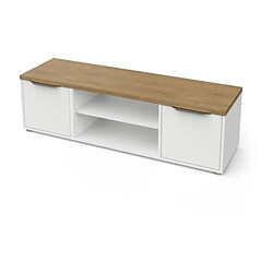 But Meuble TV Axelle - Blanc mat pas cher