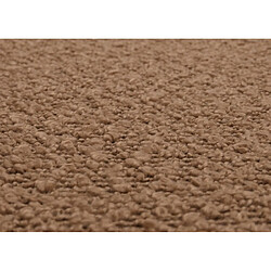 MENDLER Banquette HWC-K16 - Tissu bouclé - Brun