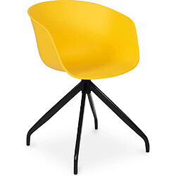 ICONIK INTERIOR iconik_interior Chaise bureau Jodie - Noir