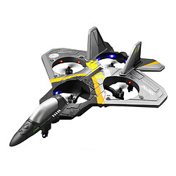 Avizar TechKidz Modèle Rafale Avion télécommandé - Rotation 360° - Accéléromètre - Système lumineux LED - 3 vitesses