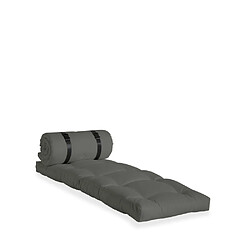 Inside 75 Fauteuil futon Buckle-Up - Gris foncé