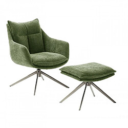 Inside 75 Fauteuil lounge Damian - Vert