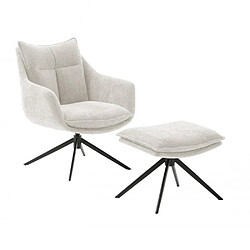 Inside 75 Fauteuil de relaxation Damian - Crème