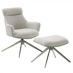 Inside 75 Fauteuil de relaxation Luan - Gris clair