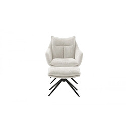 Inside 75 Fauteuil de relaxation Damian - Crème