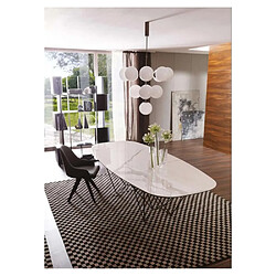 Inside 75 table à manger design - blanc