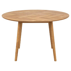 Inside 75 Table à manger ronde Nora - Bois naturel