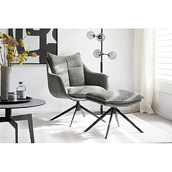 Inside 75 Fauteuil relaxation pivotant - Gris anthracite