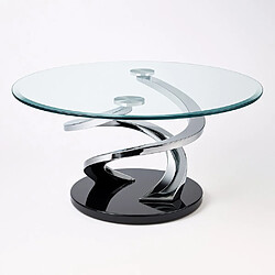 Inside 75 Table basse Tornade - Argent