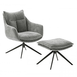 Inside 75 Fauteuil relaxation pivotant - Gris anthracite