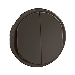 Legrand Céliane CN3001 - Noir Enjoliveur double pour mécanisme de commande - Avec voyant - IP20 - 230 V - 6 A