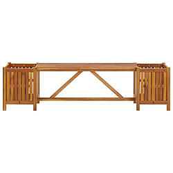 Banc de jardin helloshop26 - 150 cm Bois d'Acacia