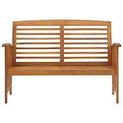 Banc de jardin helloshop26 - 119 cm Bois d'Acacia