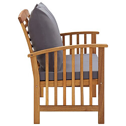 Banc de jardin helloshop26 - 119 cm Bois d'Acacia