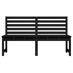 Banc de jardin helloshop26 - 157,5 cm Bois de Pin Noir