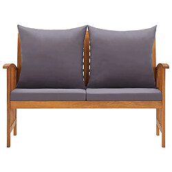 Banc de jardin helloshop26 - 119 cm Bois d'Acacia