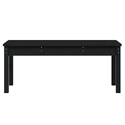 Banc de jardin helloshop26 - 109 cm Bois de Pin Noir