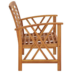 Banc de jardin helloshop26 - 119 cm Bois d'Acacia