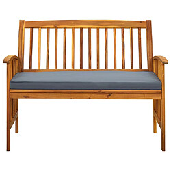 Banc de jardin helloshop26 - 119 cm Bois d'Acacia