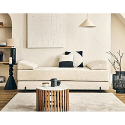 Bestmobilier Canapé convertible 3 places - Beige