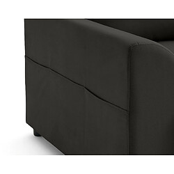 Acheter Lisa Design Camelia - fauteuil avec poche en velours