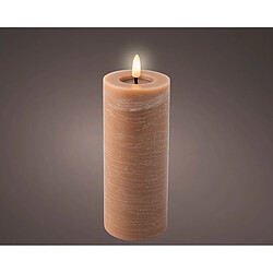 Bougie LED Lumineo Marron