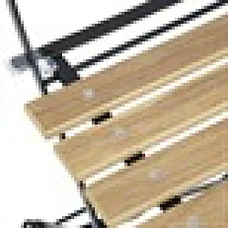 Acheter Bolero Lot de 2 chaises de terrasse pliantes effet bois