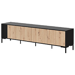 Bestmobilier Cambridge meuble TV - Noir