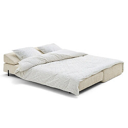 Bestmobilier Canapé convertible 3 places - Beige