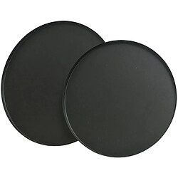 LIFETIME Jeux de Plateaux Ø 35 cm - Noir Mat