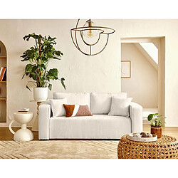 Bestmobilier Canapé droit Topaze - écru