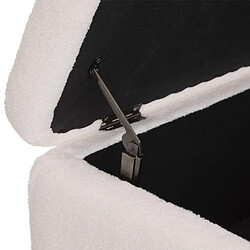 Acheter Atmosphera Banc de rangement en velours AURORA - Blanc