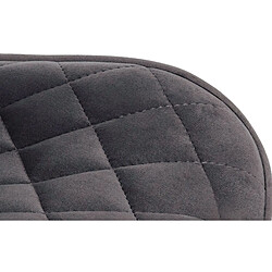 Decoshop26 Lot de 2 tabourets de bar - Gris pas cher