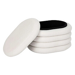 Avis Atmosphera Pouf de rangement en bouclette GUILIA - Blanc