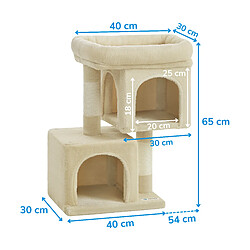 Acheter Arbre à chat en sisal et peluche - 65 cm