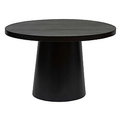 Atmosphera Table à manger en bois pour 4 personnes BOKI - Noir