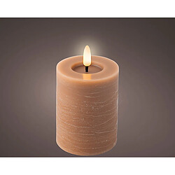 Bougie LED Lumineo Marron