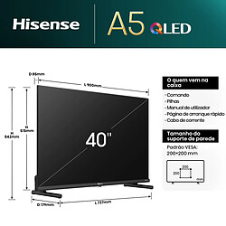 Avis Hisense 40A5NQ - 40 pouces