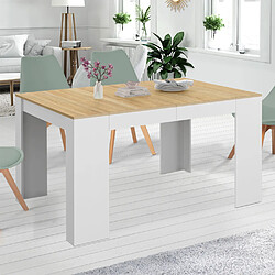Idmarket Table Console ORLANDO Bois & Hêtre