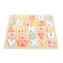 EliNeli Alphabet en bois encastrable
