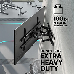 Avis ONKRON Support Mural TV Bras TVs de 42" – 120", 100 kg, VESA 200x100 - 1000x600, M10-B