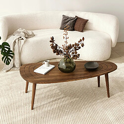 Concept Usine Table basse bois foncé RANA