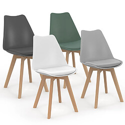 Idmarket MARKET SARA Lot de chaises - Multicolore