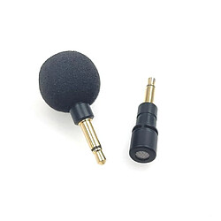 Yonis Microphone mini 3,5 mm - Noir