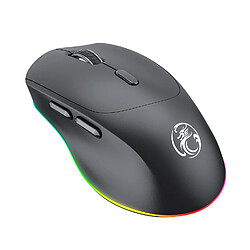 Yonis souris gamer sans fil - Noire
