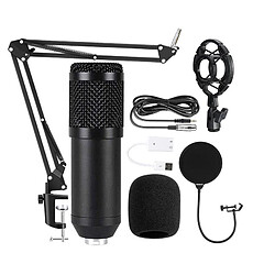Yonis Microphone USB à condensateur - Noir