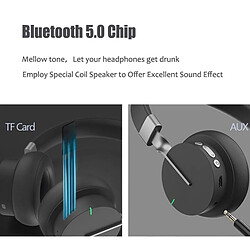 Avis Casque Audio Sans Fil HIFI Super Bass Avec Microphone Pour Gaming Et Musique - Blanc - Yonis