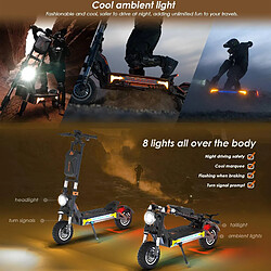 Yonis Trottinette Électrique Pliable Puissante Offroad