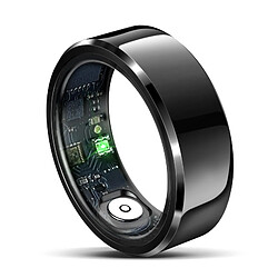 Bague Connectée Taille 11 Suivi Cardiaque Oxygène Sommeil Étanche IP68 Blanc Noir YONIS