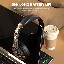 Yonis Casque Audio Bluetooth Sans Fil ANC Gaming